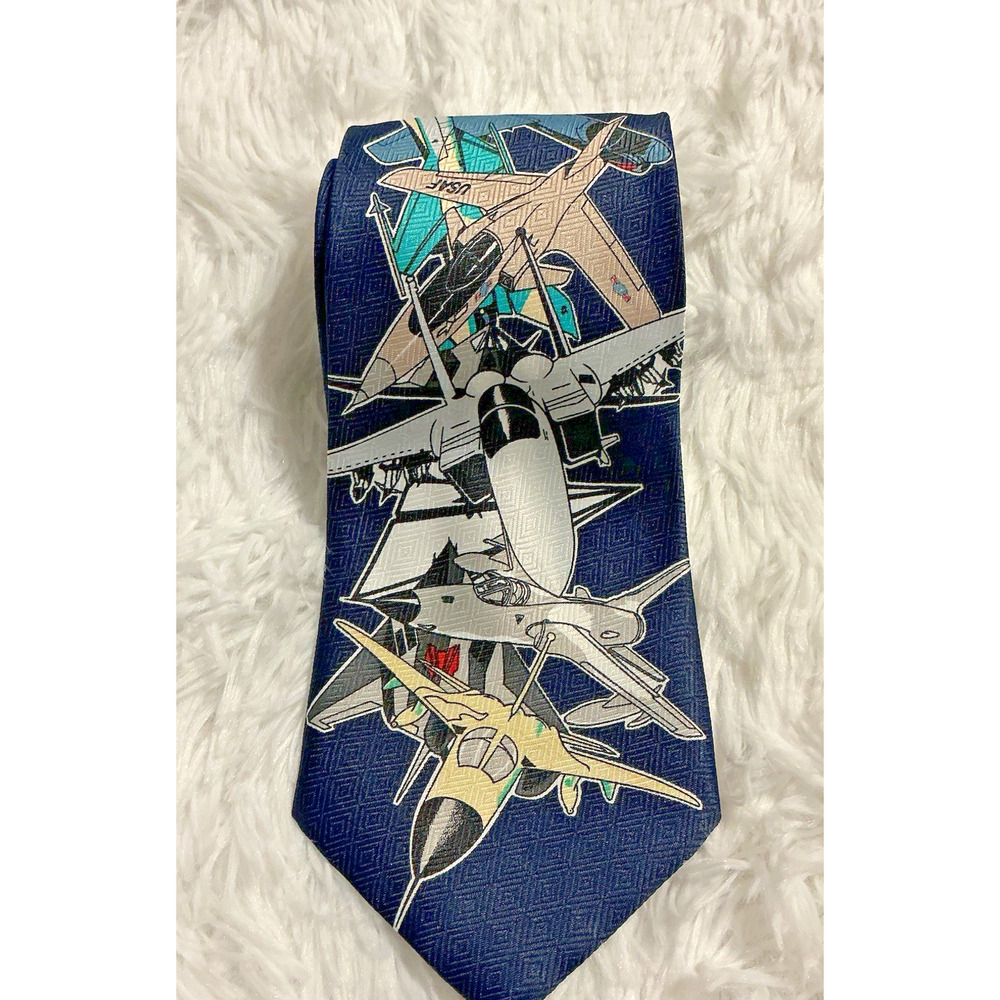 Vintage A. Roger’s Air Force 100% Polyester Tie New With Tags